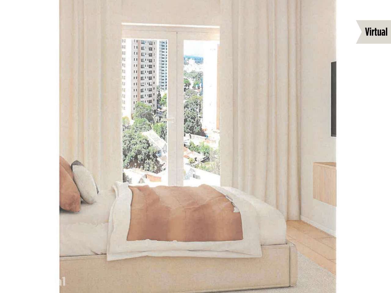 Apartamento T1 Novo junto ao Continente - Grande imagem: 5/11