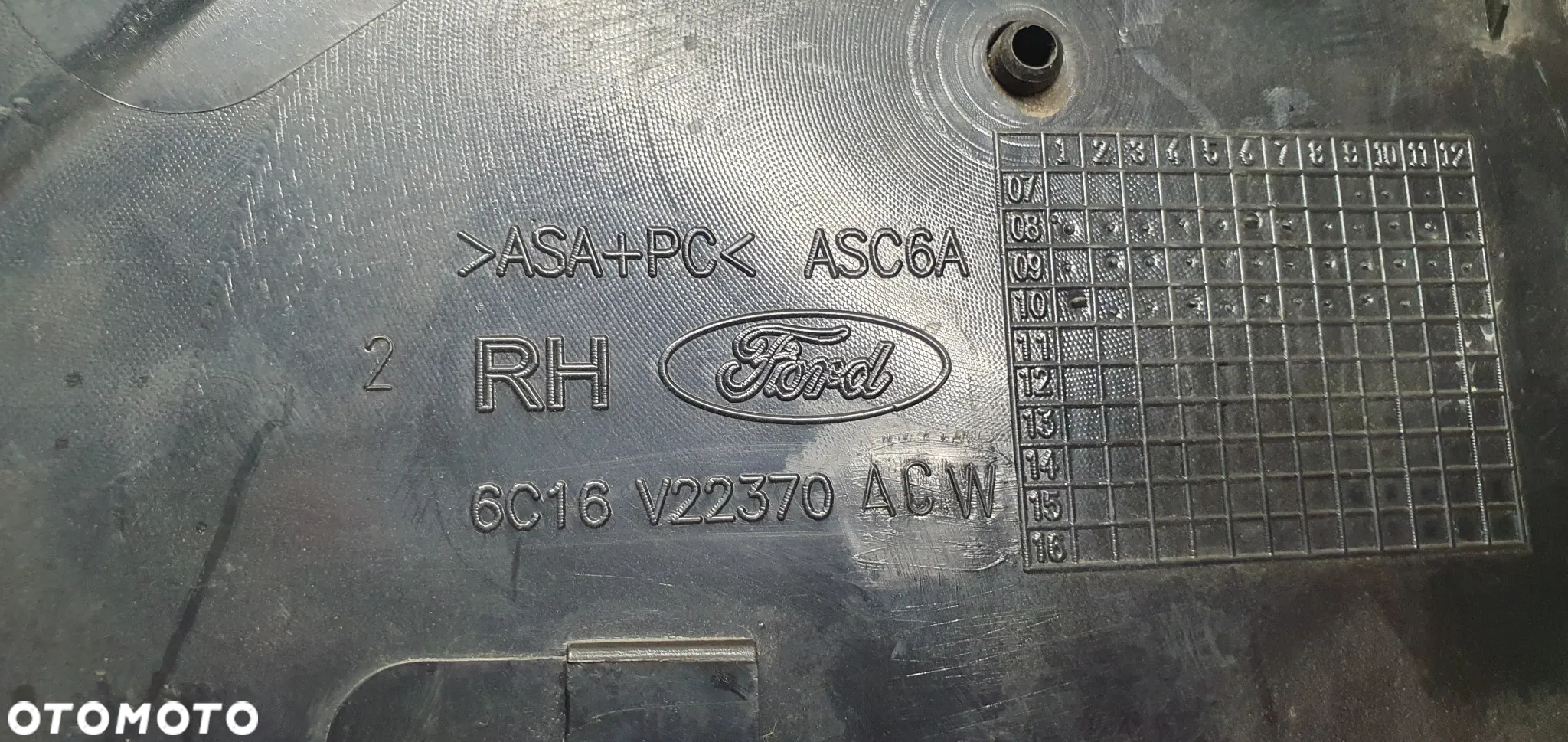 Listwa osłona nakładka drzwi prawy przód Ford Transit MK7 - 5