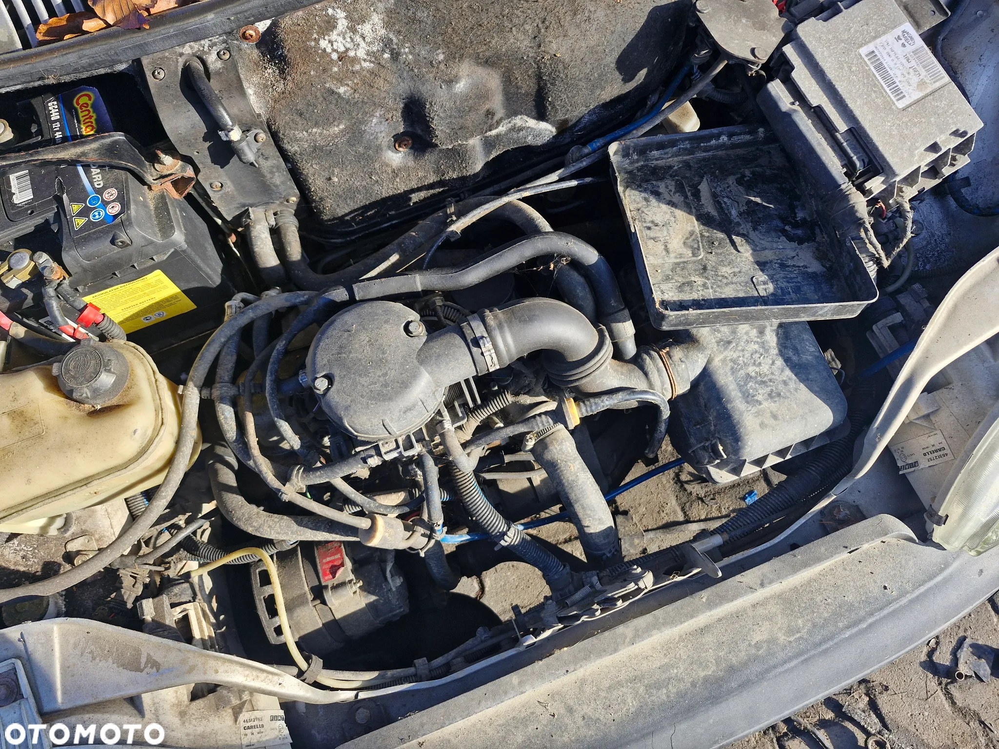 Fiat Seicento demontaż maska zderzak lampa drzwi lusterko fotel silnik skrzynia rozrusznik alternator - 3