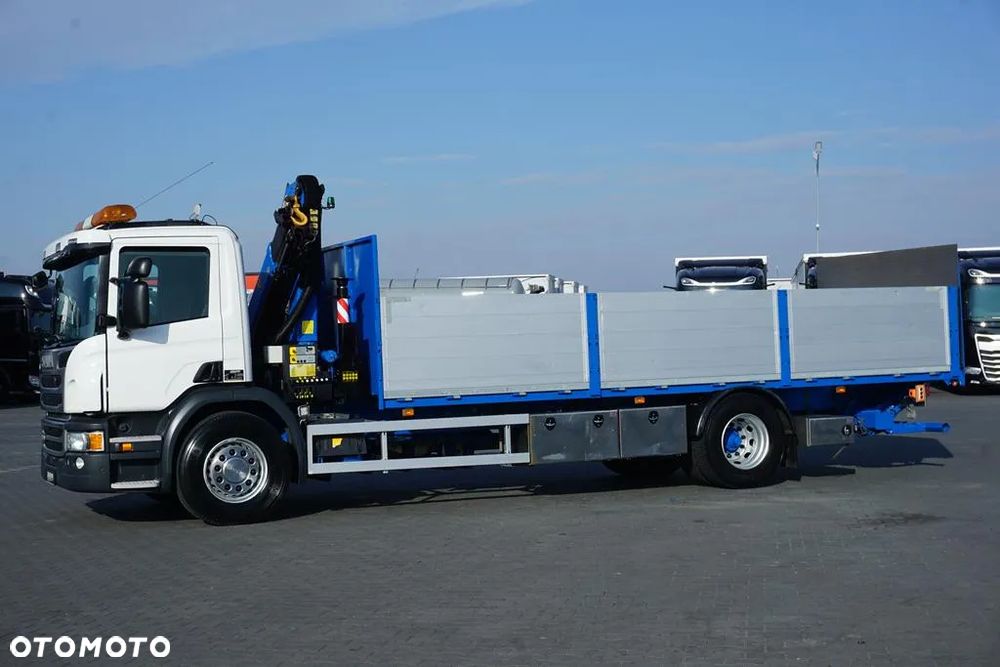 Scania / P 250 / ACC / SKRZYNIOWY + HDS + WINDA / PALFINGER PK 12 002 - EH B / WYSIĘG 10 M - 39