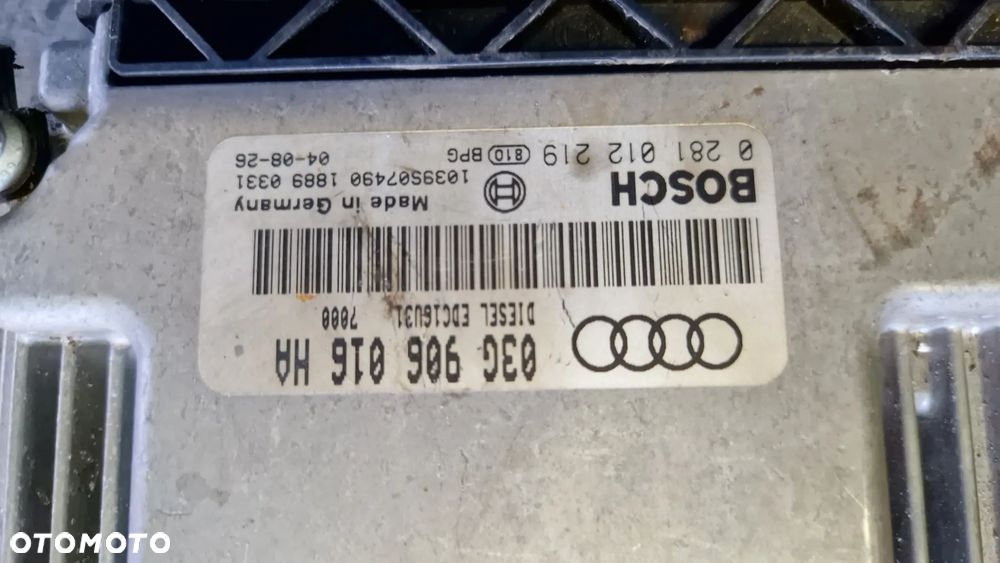AUDI A4 B6 1.9 TDI STEROWNIK SILNIKA 03G906016HA - 2