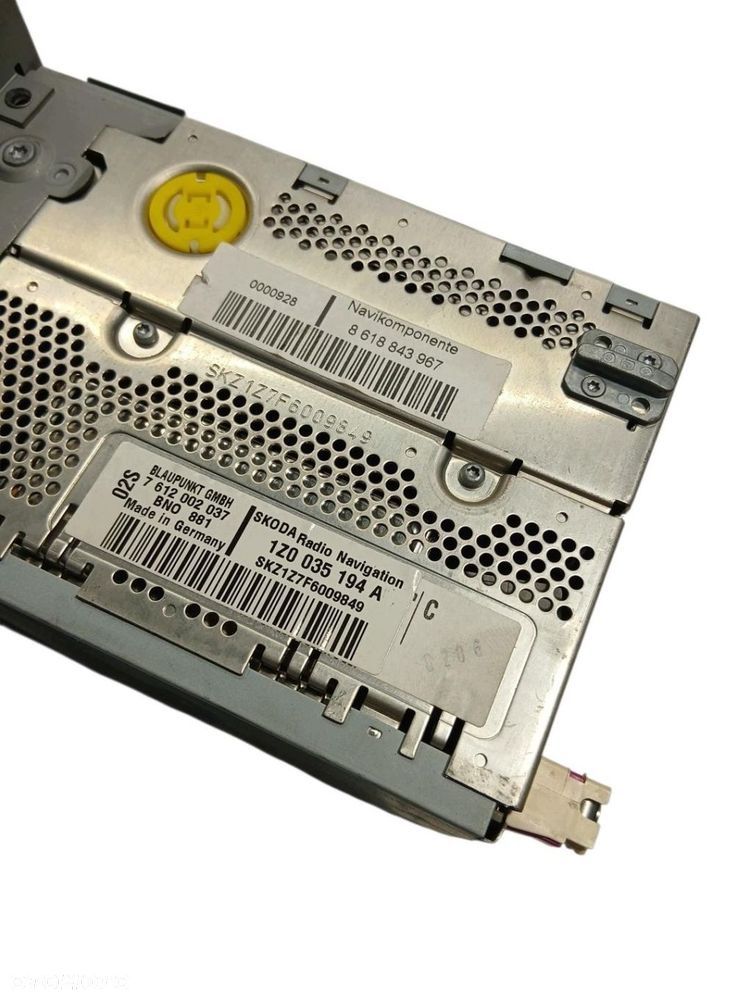 radio cd nawigacja skoda octavia ii 1z0035194a 7612002037 - 4
