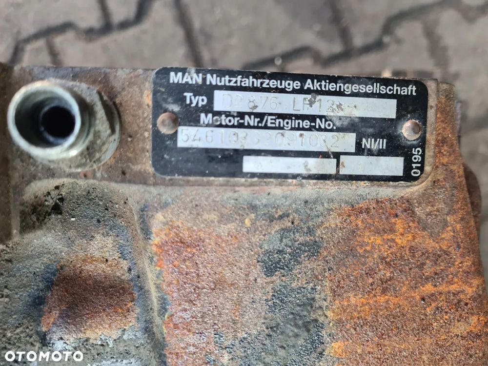 Blok wał tłoki uklad korbowo-tlokowy man tga d2876 lf12 silnik 480km - 2