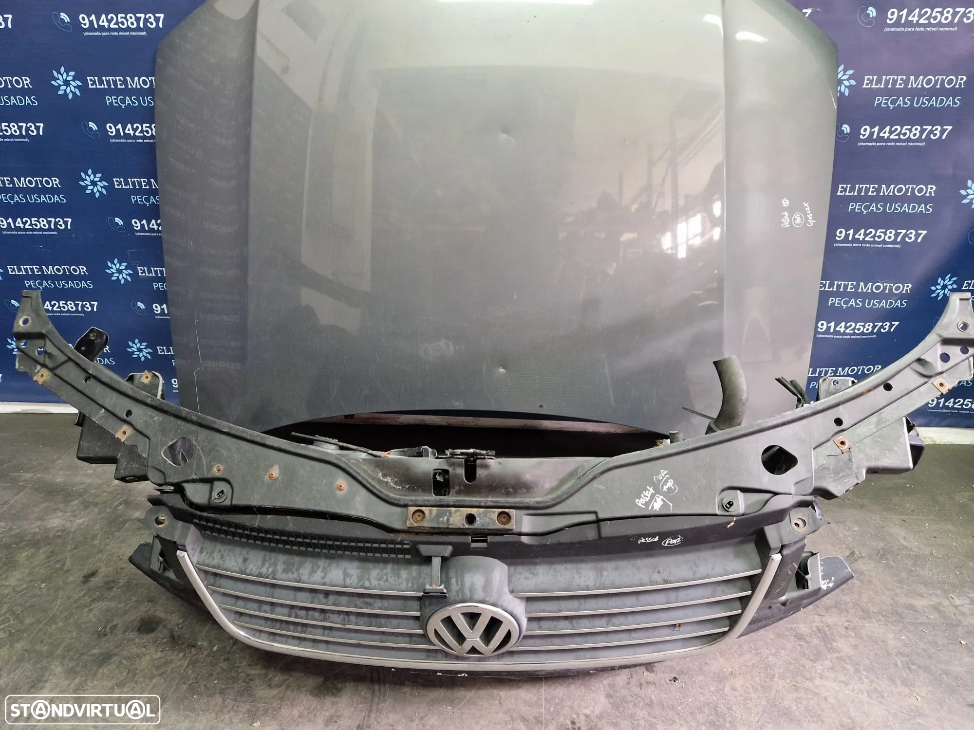 Frente completa usada VW PASSAT B5.5 1.9 TDI capot parachoques guardalamas oticas radiadores - 7