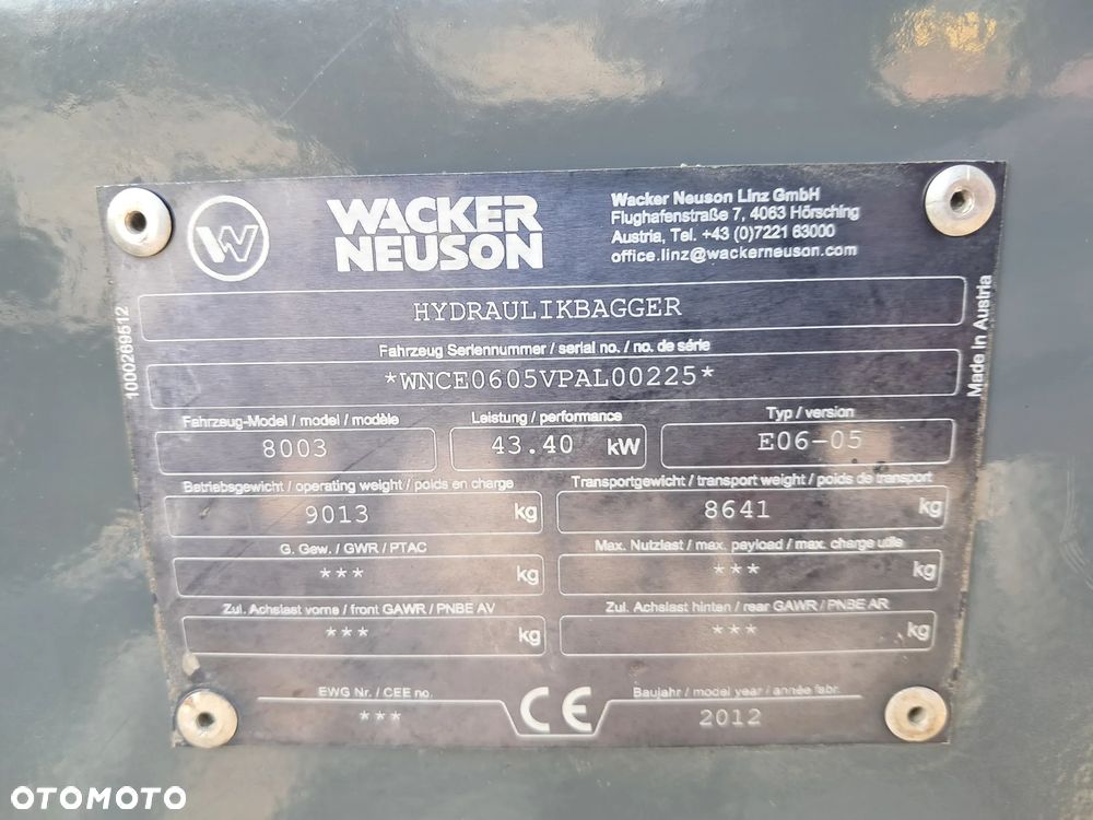 Wacker Neuson 8003 - 10