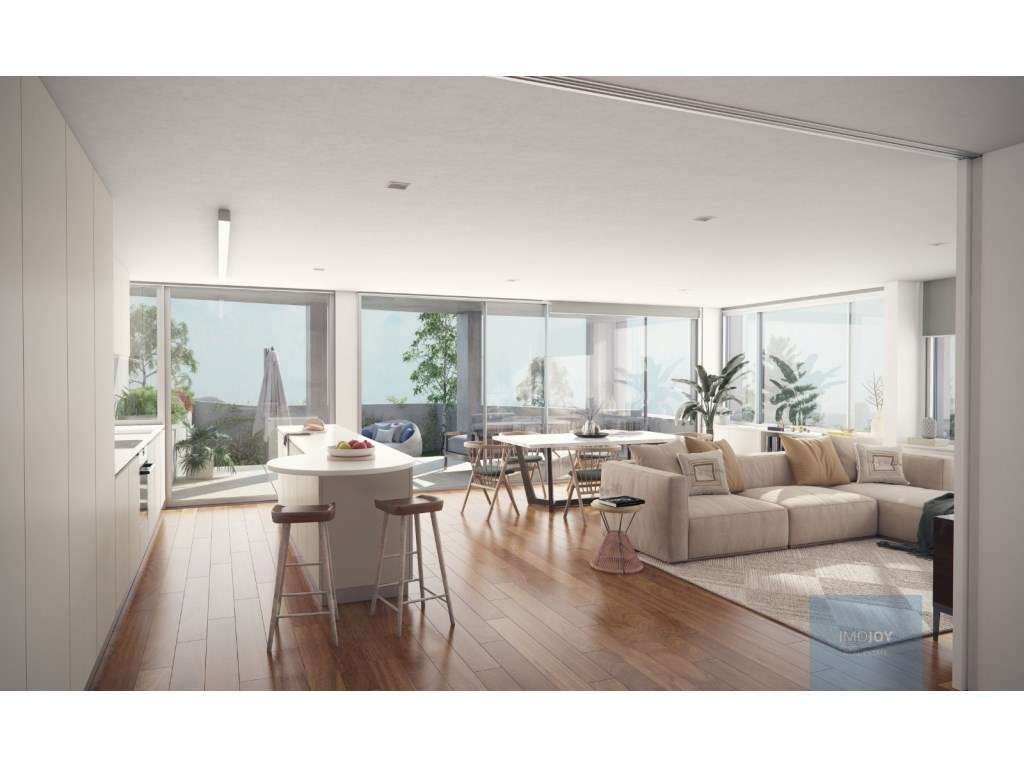 Apartamento T3 com Jardim em Construção na Foz - Grande imagem: 3/10