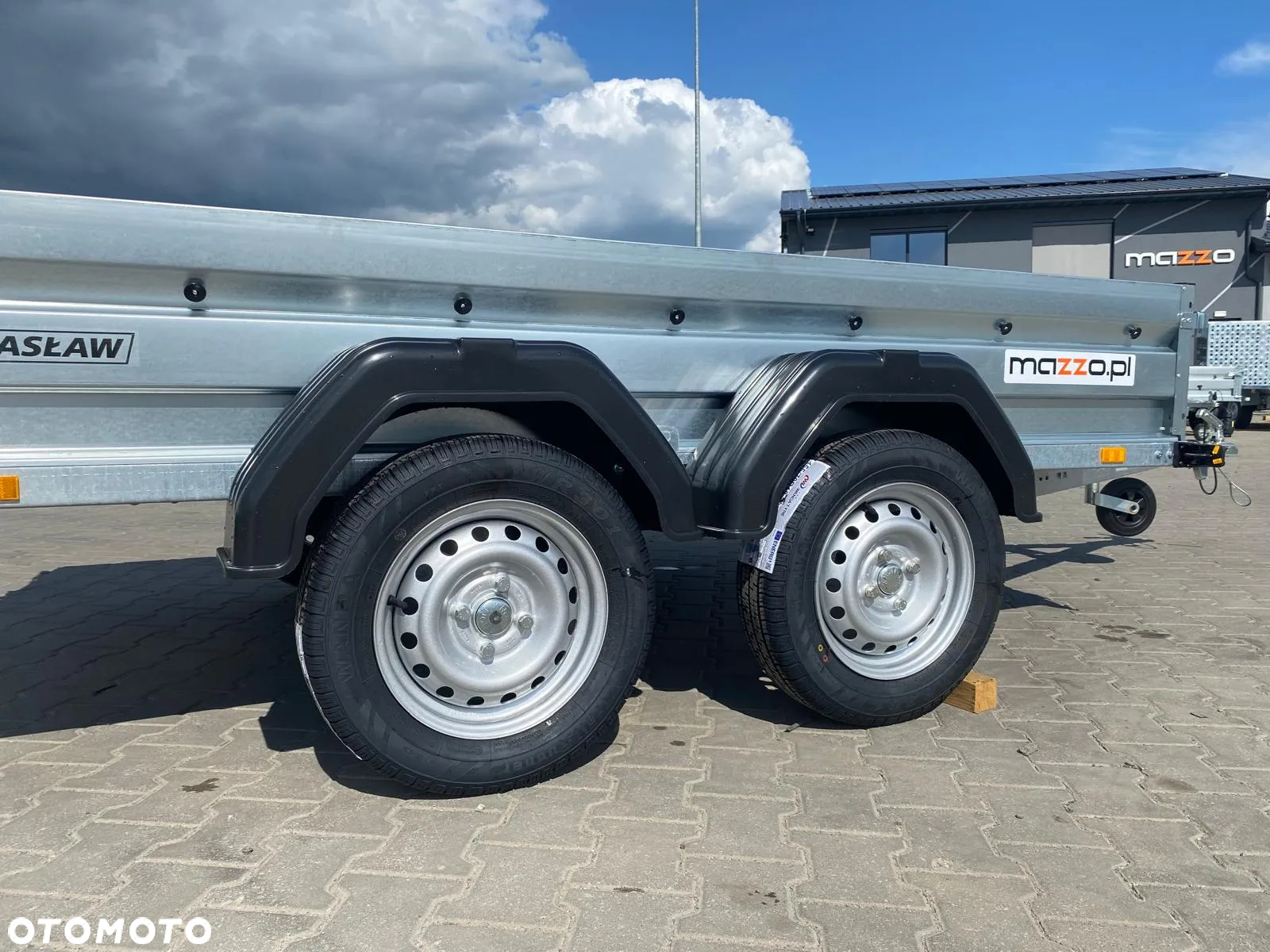 Zaslaw Dostawa Przyczepa DMC750kg 265x132x35cm, 2 osie SOLIDNA I MOCNA! HIT! - 7