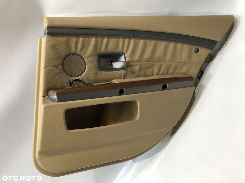 bmw 7 e65 boczek tapicerka drzwi prawy tył tylny - 1