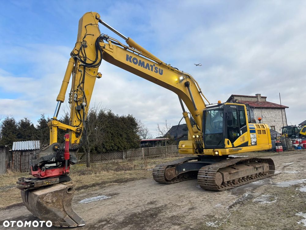 Komatsu PC240NLC-10 | PC 240 NLC - 10 | ROTOTIL INDEXATOR RT80 ŁYŻKA 360° | SZCZYPCE | Centralne Smarowanie TWIN | WEBASTO | Koparka gąsienicowa 25TON Tiltrotator
