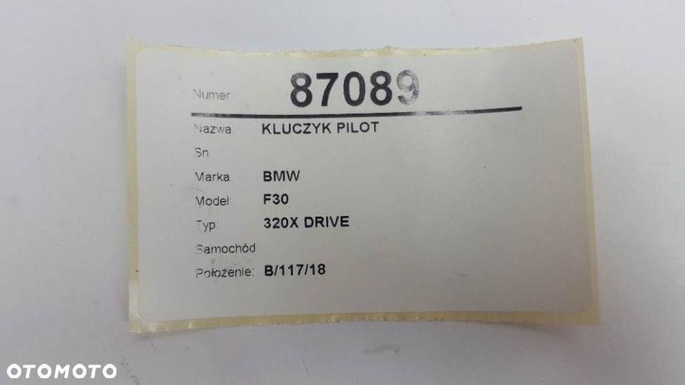KLUCZYK PILOT BMW HUF5767 - 3