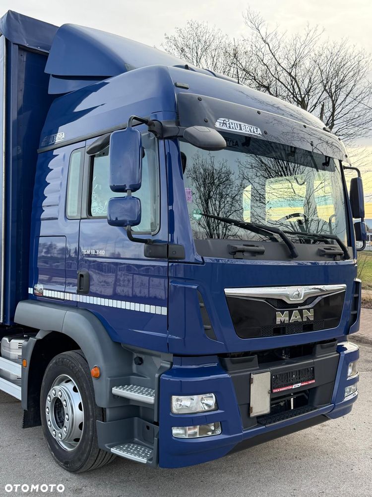 MAN TGM 18.340 / FIRANKA / SPROWADZONY /  9100 ŁADOWNOŚĆ / 18 PALET / E6 /  WINDA / - 13