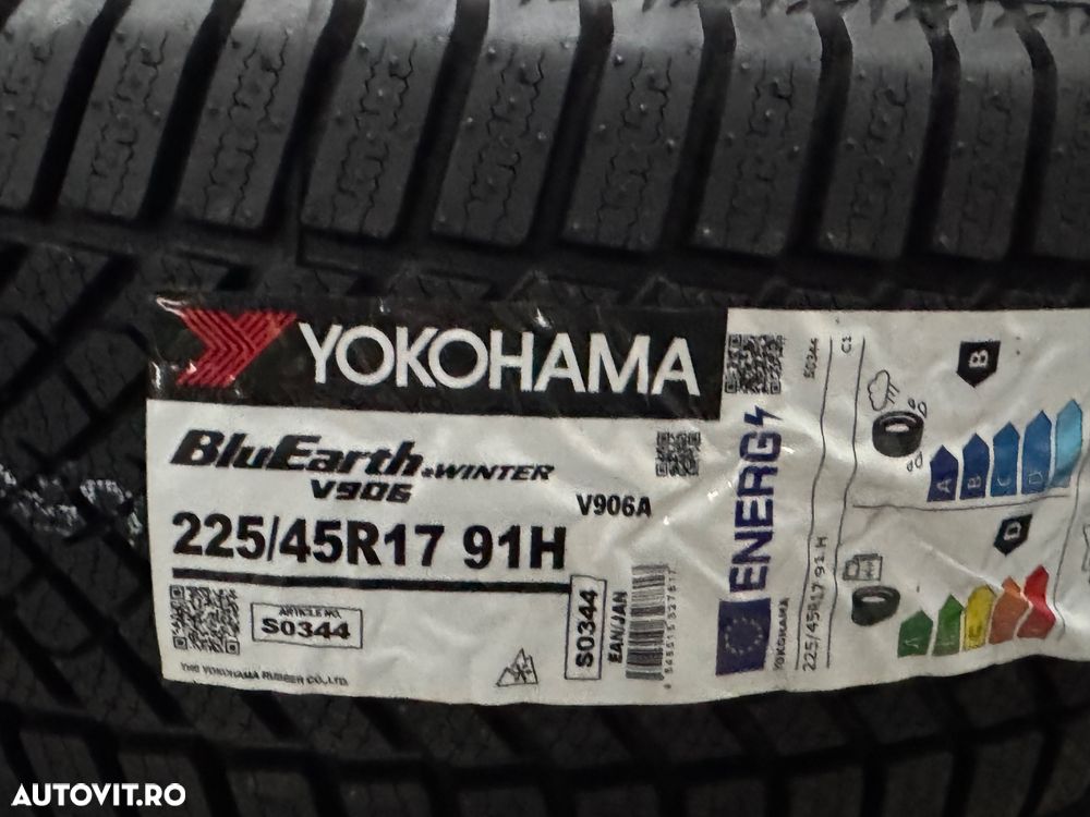 Vând 4 anvelope 225/45/17 Yokohama de iarnă noi - 2
