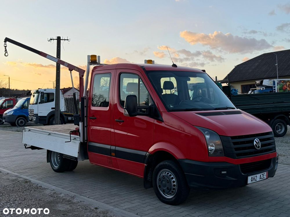 Volkswagen Crafter, Bliźniak, Doka 5/6 osób, Dźwig HMF 500kg - 11
