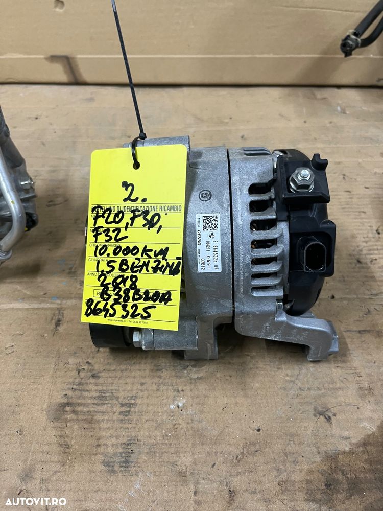 Alternator 8645325 BMW f20 f30 f32 f33 1.5 benzina 2018 - 1
