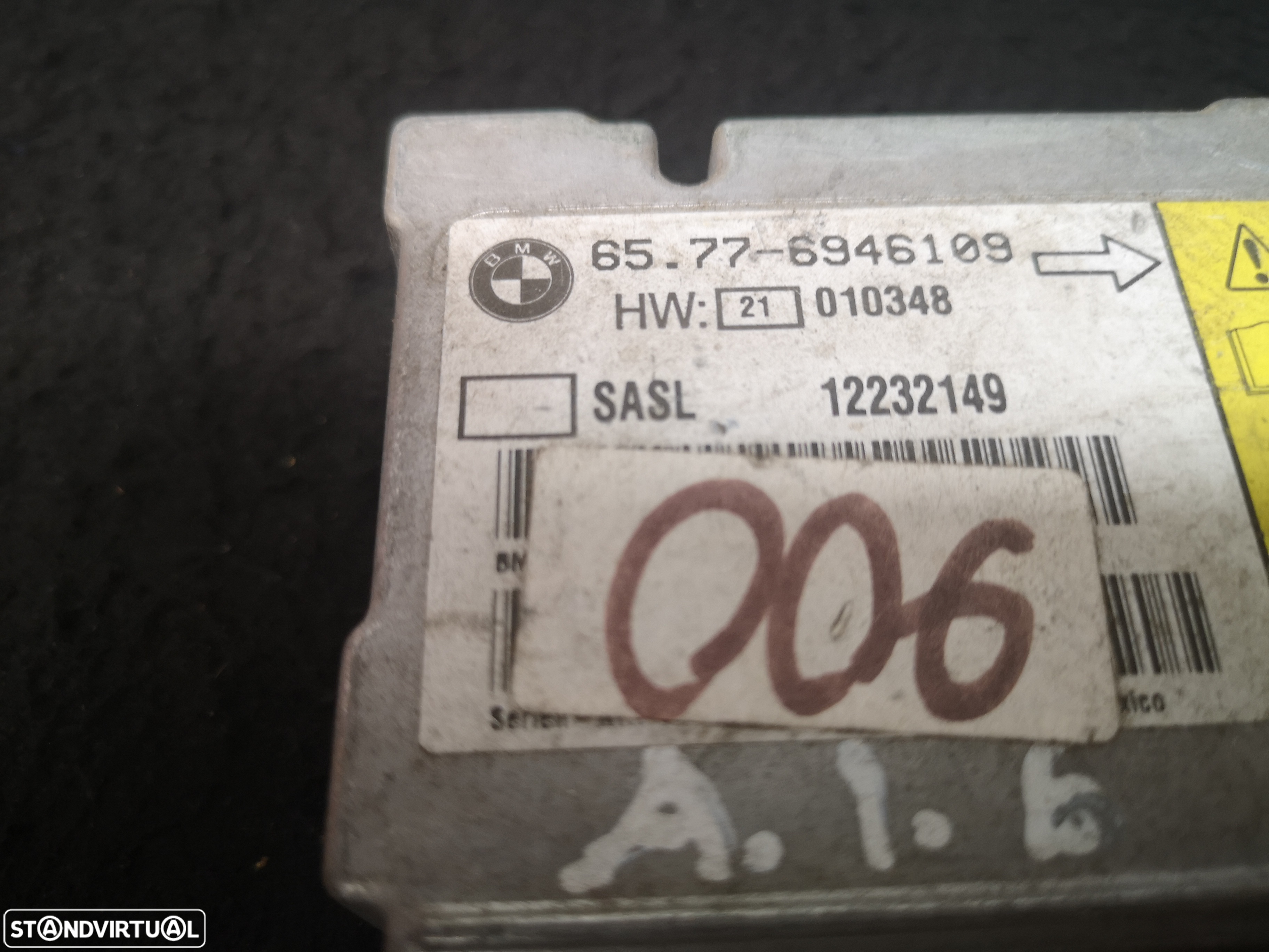 Centralina de airbag bmw7 e65 e66 2002+ (2 no estoque) - 3