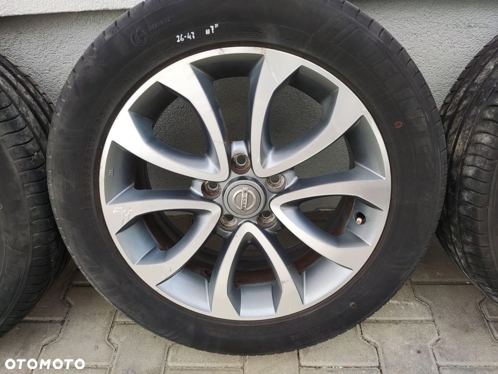 KOŁA OPONY FELGI ALUMINIOWE 17 NISSAN JUKE I F15 2010-2019 7J ET47 5X114,3 - 9