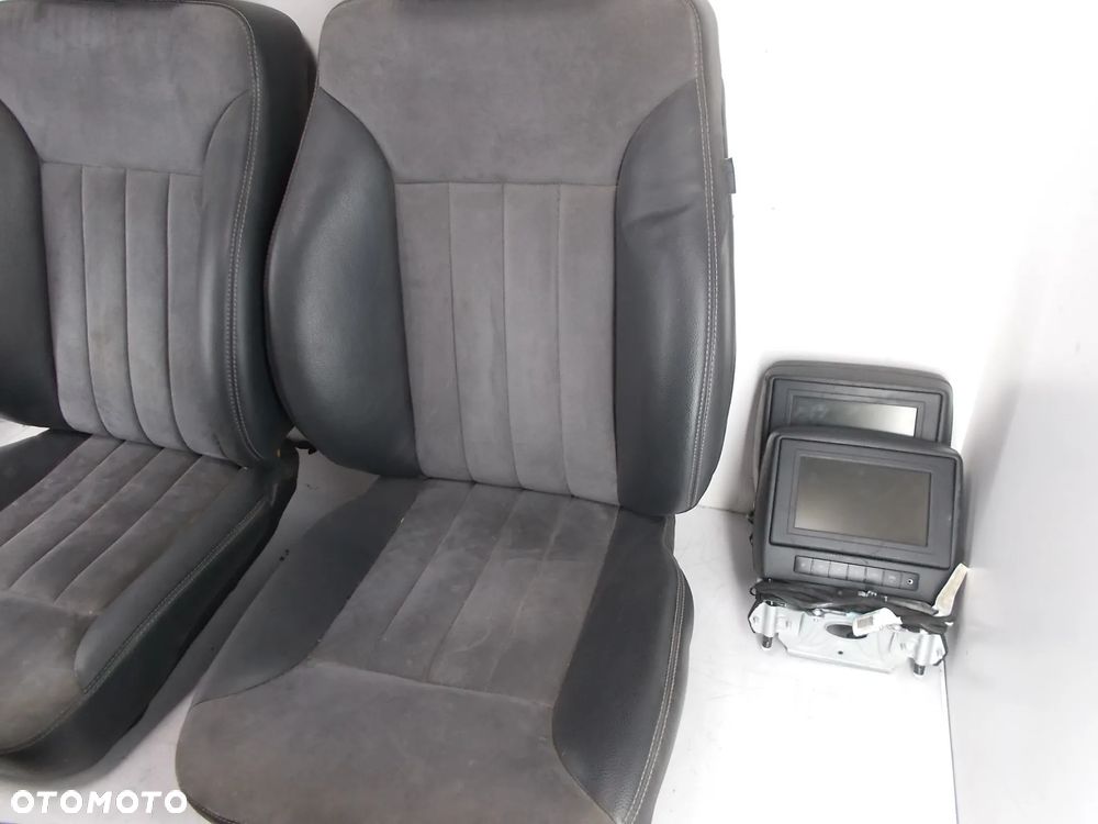 Zagłówek fotel tapicerka Mercedes ML W164 AMG osłona fotela - 3