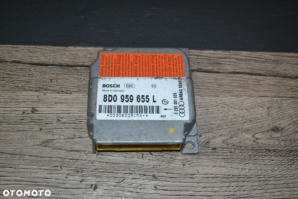 AUDI A4 B5 SENSOR STEROWNIK PODUSZEK AIRBAG 8D0959655L - 1