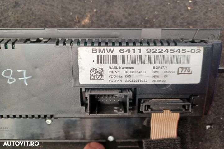 Comanda clima 64119224545-02 9224545 64119224545-02 9224545 BMW Seria - 3