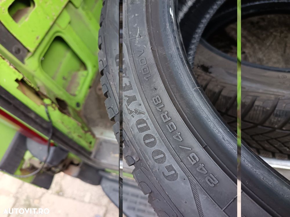 Anvelope MS iarna 245 45 18 goodyear 2022 5.7mm - 6