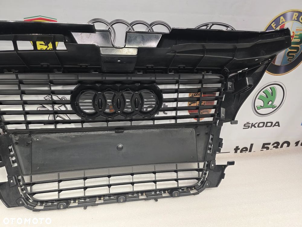 AUDI A3 8P0 LIFT 08-12 ATRAPA / GRILL PRZEDNI PRZÓD NA WYSOKI POŁYSK , NR 8P0853651M , NR AUKCJI GL860 - 16