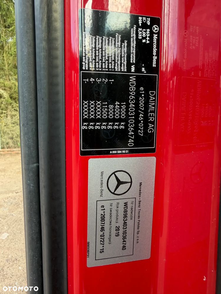 Mercedes-Benz ACTROS 1845 STANDARD / 5 SZTUK Z 2019 ROKU / POLSKI SALON / EURO 6 / MOC 450 KM / BARDZO ŁADNY STAN / BEZ RETARDERA / 5 SZTUK 2019 ROCZNIK !! - 36