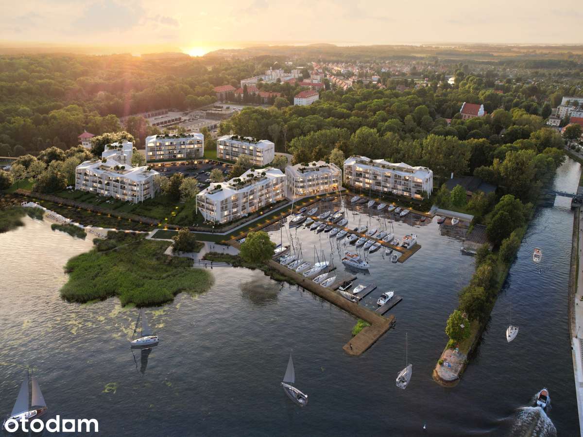 Gotowy apartament 2-pok. na Mazurach z widokiem na jezioro - Giżycko