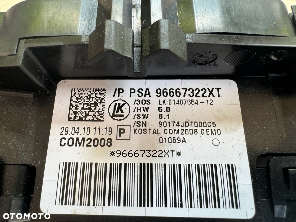 Taśma zwijak czujnik konta skrętu Manetki Przełącznik Peugeot 3008 96667322XT - 4