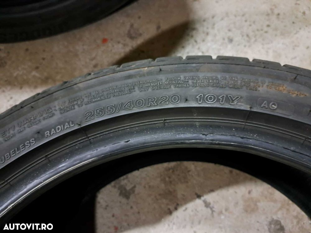 2 anvelope 255/40 R20 Bridgestone dot 2024 - 8