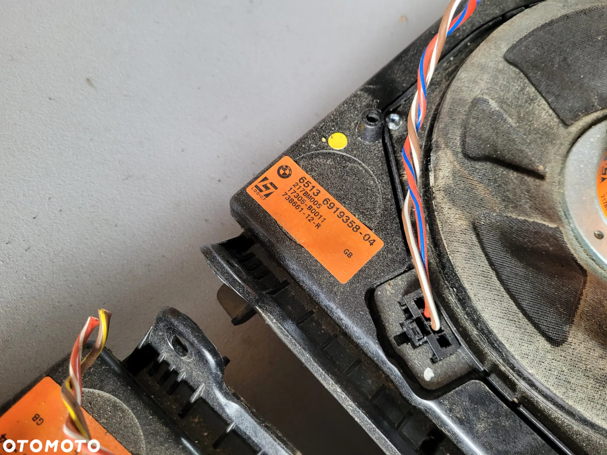 Głośnik niskotonowy subwoofer BMW E60 E61 2006r 6919357 6919358 Logic7 - 5