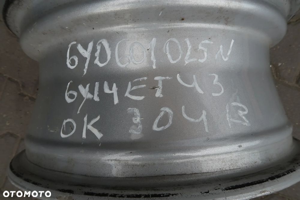 felga skoda Fabia 14'' 5x100 6y0601025N 6x14 et43 - 7