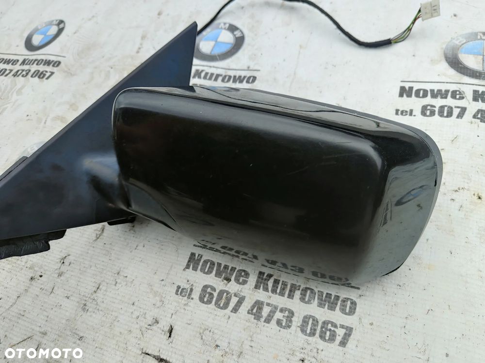BMW E46 Sedan Kombi Lusterko lewe Black Sapphire 475 5 pinów Europa - 4