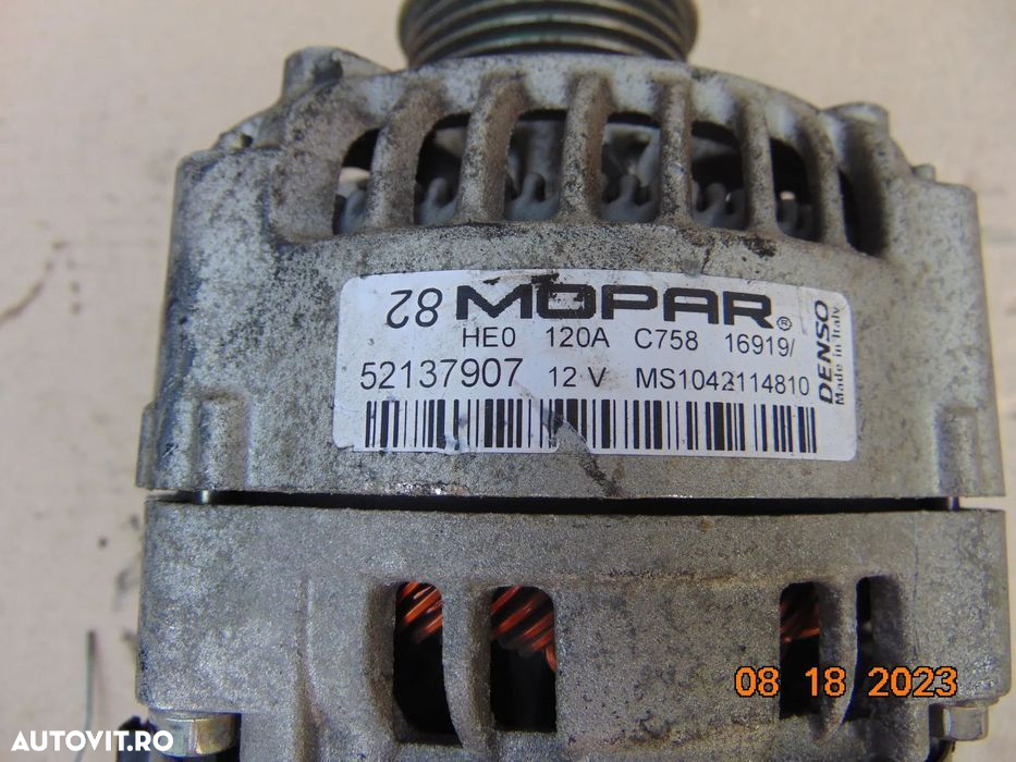 Alternator Fiat 1.4 tipo panda 5t00 500x 500l abarth lancia ypsilon al - 2