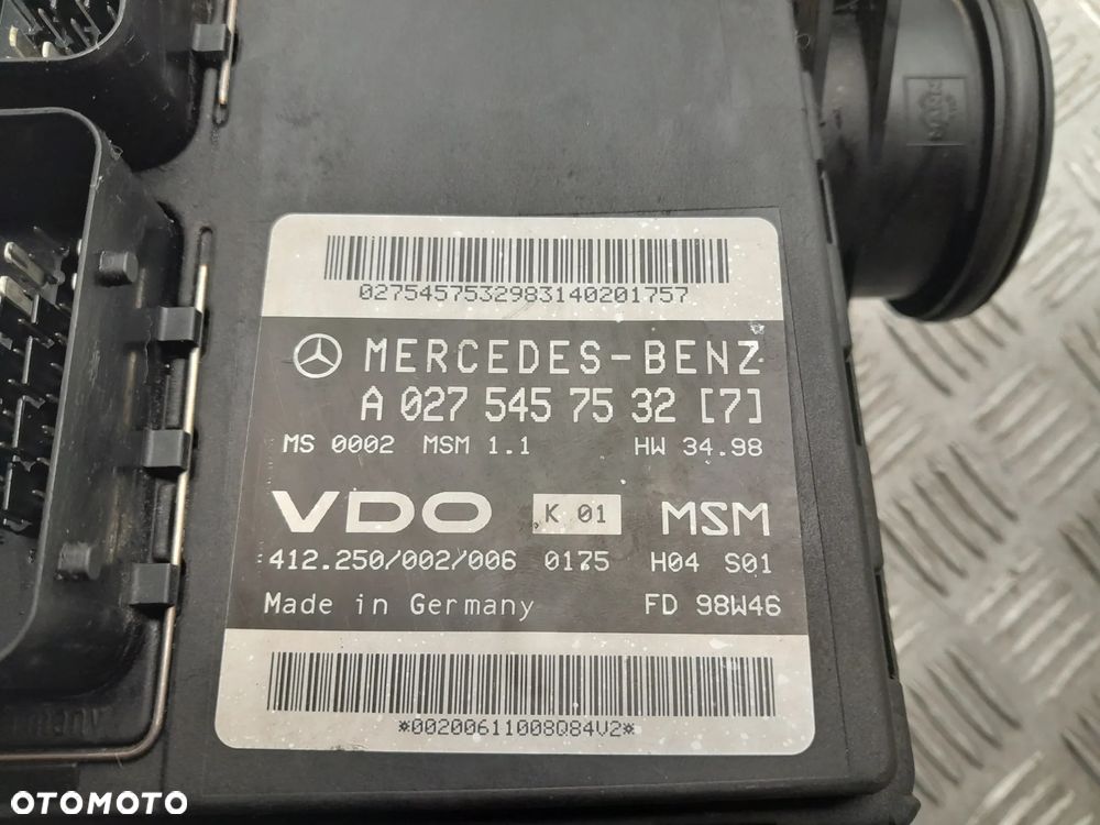 MERCEDES W168 KOMPUTER STEROWNIK SILNIKA A1661402700 - 7