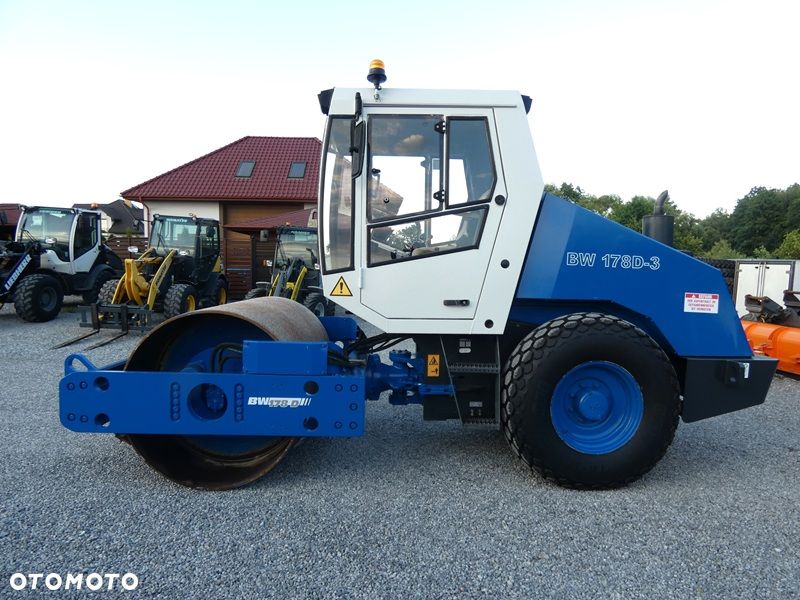 Bomag BW178D-3 / Guma - Stal / Walec Drogowy / Super Stan / 2600mtg / - 1