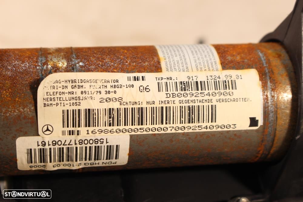 Airbag De Passageiro Mercedes-Benz B-Class (W245)  1698600005 / 169 86 - 7