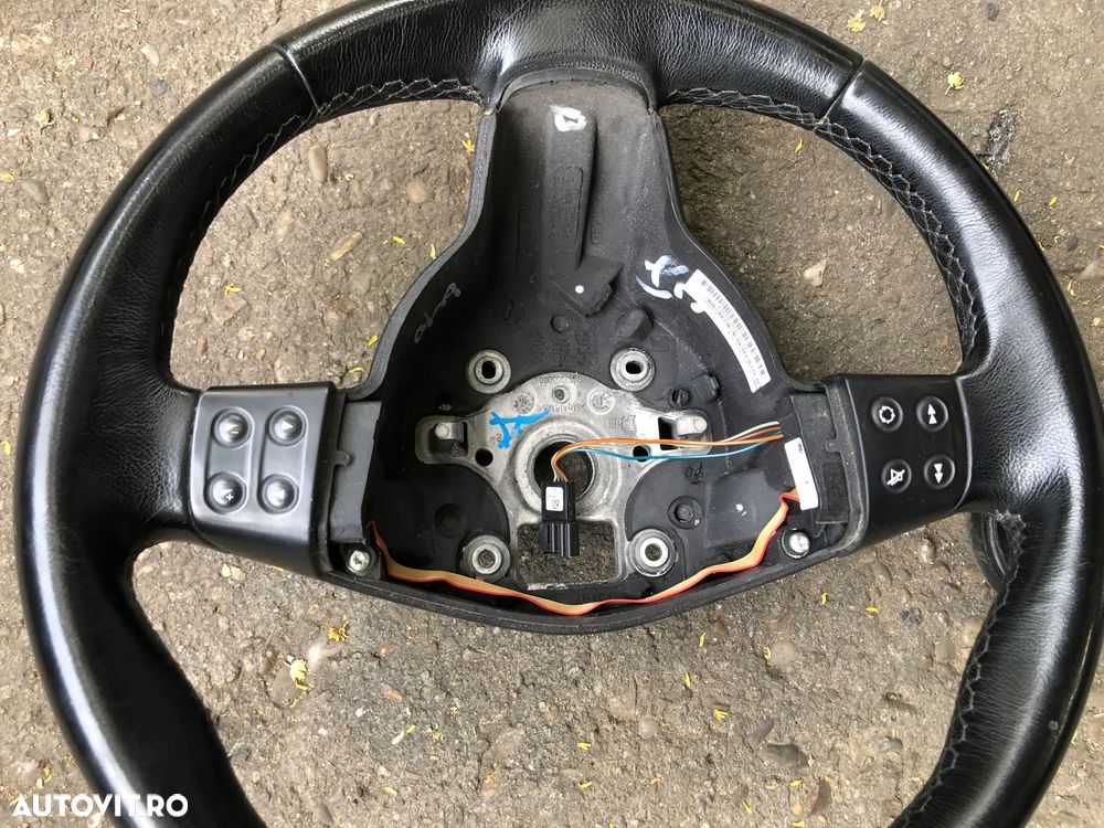 Volan piele negru cu comenzi si airbag Seat 2005 - 6