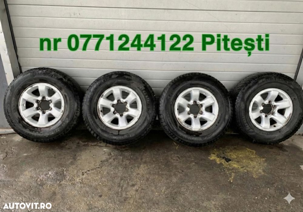 Jante roți R16 Prindere distanță între prezoane  (PCD): 6x139.7.  Gaură Centrală (CB): 110 mm Compatibile j120 toyota land cruiser Nissan patrol etc - 1