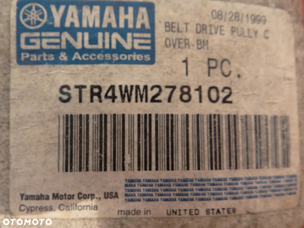 YAMAHA XV 1600 1700 ROAD STAR POKRYWA NAKŁADKA OSŁONA KOŁA PASOWEGO PULEJA Y077 - 5