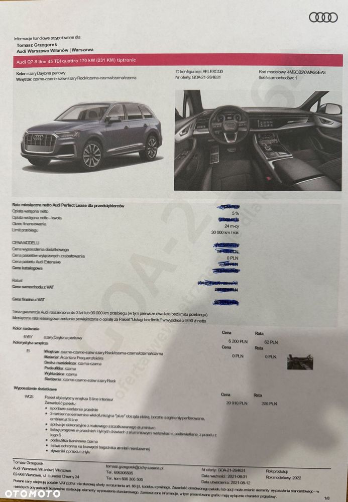Audi Q7 45 TDI mHEV Quattro S Line Tiptr - 22