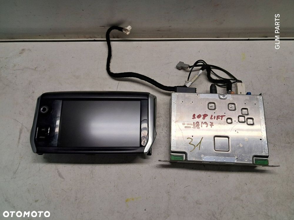 peugeot 208 i lift radio 9822730380 wyświetlacz 9812046980 tablet monitor - 1