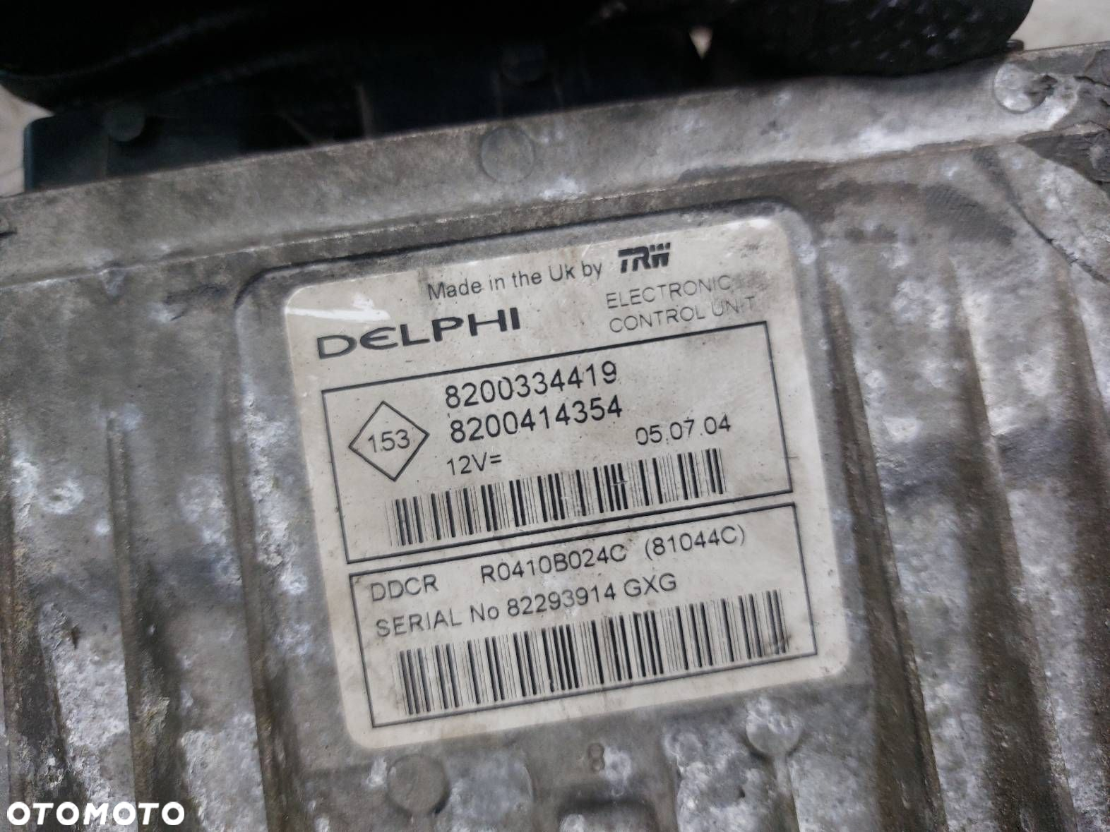 ZESTAW STARTOWY RENAULT SCENIC II 1.5 DCI 8200334419 8200306031A - 2