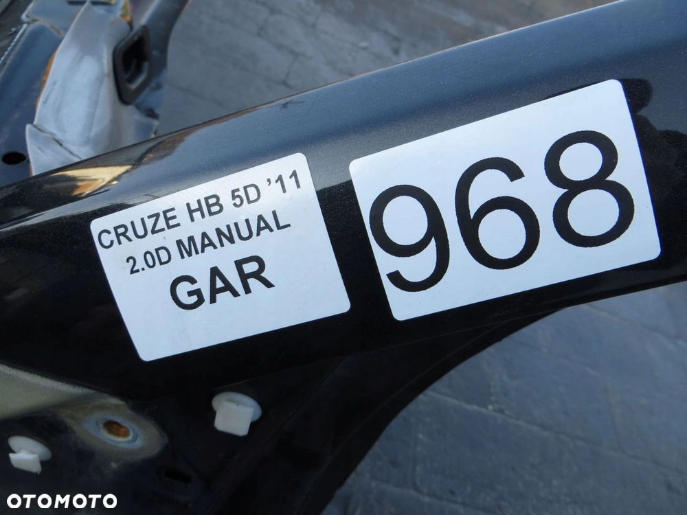 CHEVROLET CRUZE PODŁUZNICA ĆWIARTKA LEWA GAR 09- - 5