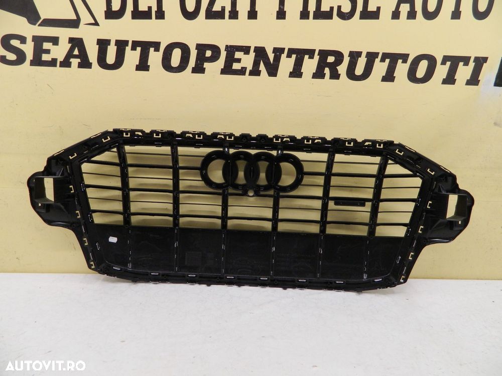 Grila radiator Audi Q7 4M S-Line facelift,  2019, 2020, 2021, 2022, 2023, cod origine 4M0853651AJ. - 5
