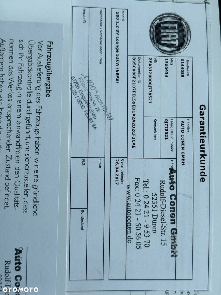 Fiat 500 1.2 8V Anniversario - 18