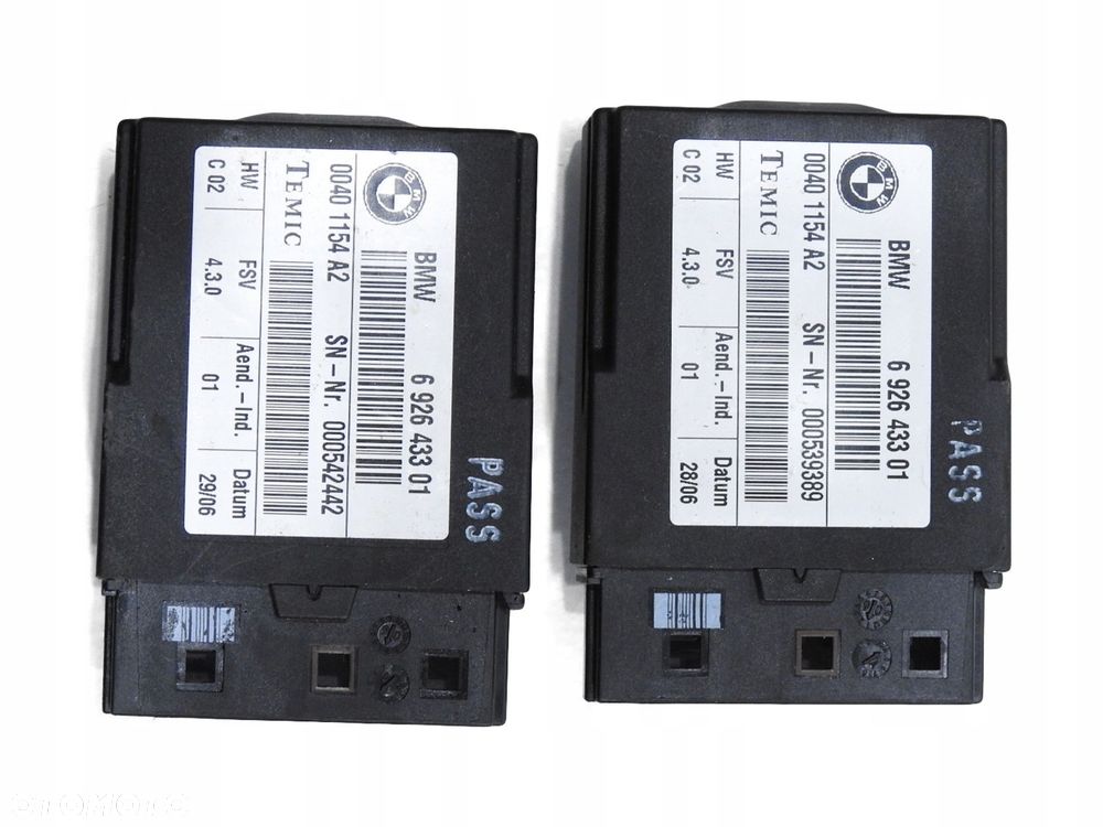 MODUŁ STEROWNIK FOTELA BMW E90 E91 6926433 - 1