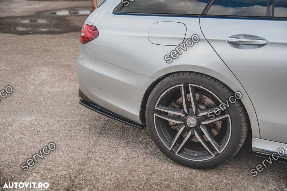 Prelungire splitter bara spate Mercedes E Class S123 E63 Amg Estate 2017- v5 - Maxton Design - 6