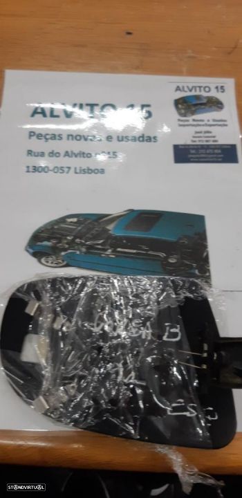 Vidro Espelho Retrovisor Esq Opel Corsa B 1996 Original - 2