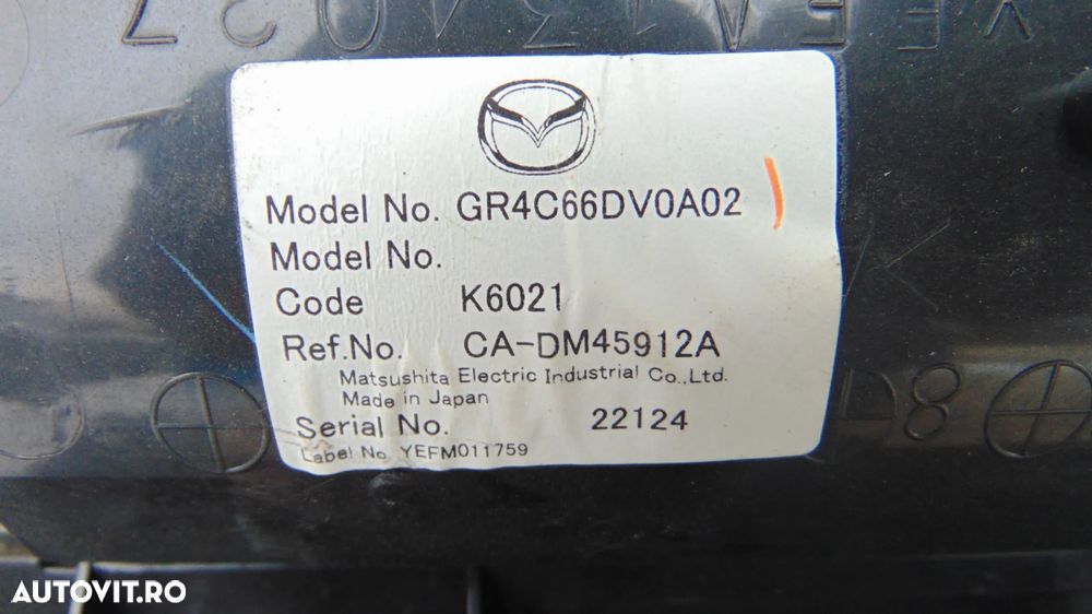 Navigatie Mazda 6 an 2004-2009,radio cd,panou clima - 6