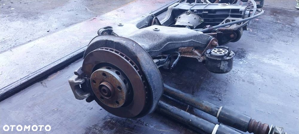 KOMPLETNE ZAWIESZENIE BELKA SANKI TYŁ DYFER QUATTRO AUDI A8 D2 EUT - 6